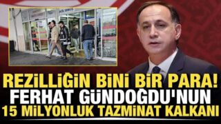 Rezilliğin bini bir para! Ferhat Gündoğdu’nun 15 milyon TL’lik tazminat kalkanı