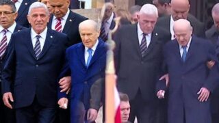 Bahçeli’yle kol kola girdi: Parti içinden tepki! Dervişoğlu’ndan açıklama